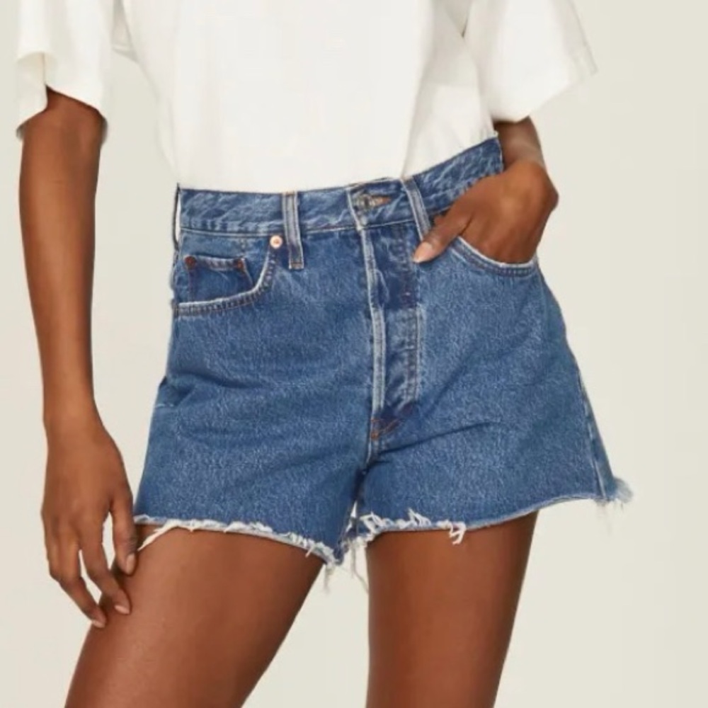 Re/Done Classic Blue Jean Shorts